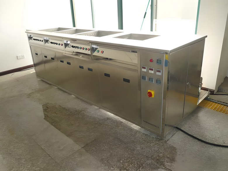 四槽精密五金零件超声波清洗机