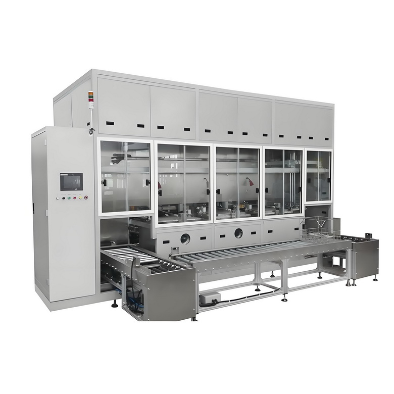 三槽水溶剂真清洗真空干燥设备